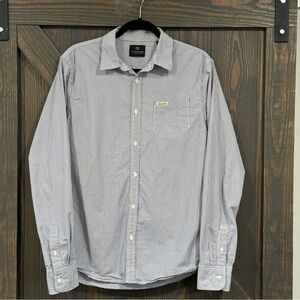 SCOTCH & SODA Men’s Long Sleeve Casual Striped Button Up Shirt Size Large‎